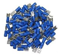 cosses electriques a sertir femelles partiellement isolees bleues 6.3 - Oc-pro G