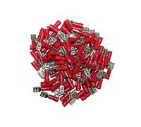 cosses electriques a sertir femelles rouges 6.3 partiellement isolee -