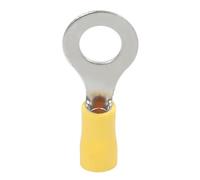 Cosses electriques | Cosses à sertir | Embout pré isolé | Embouts de cablage pré isolé | Connecteur électrique | Embout de Câble | Sachet De 10 Cosses Rondes Pre|Isolee D.8mm Jaune