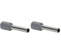 Cosses electriques - Cosses à sertir - Embout pré isolé - Embouts de cablage pré isolé - Connecteur électrique - Embout de cable -Embout Pre Isole En 2,5 mm ² Sachet De 20 Pieces - Debflex - 711092
