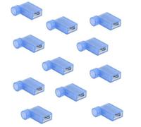 cosses electriques drapeau bleues - sachet de 25 cosses - Oc-pro