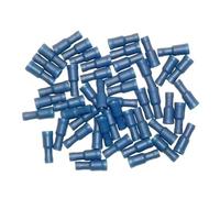cosses electriques femelles rondes bleues 5 - sachet de 50 cosses -