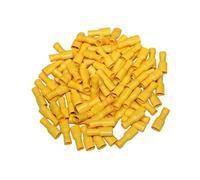 cosses electriques femelles totalement isolees jaunes 6.3 -