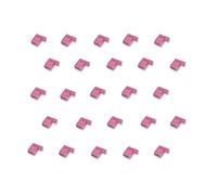 cosses electriques isolees a sertir drapeau rouges - sachet de 25 -