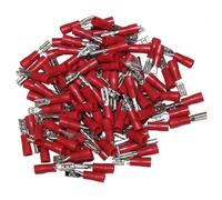 COSSES ELECTRIQUES ISOLEES A SERTIR FEMELLES ROUGES 2.8 SACHET DE 100