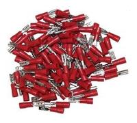 cosses electriques isolees a sertir femelles rouges 2.8 sachet de 100 - Oc-pro G
