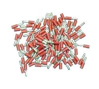 cosses electriques isolees a sertir males rondes rouges de 4 sachet -