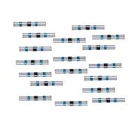 cosses electriques isolees prolongateurs thermoretractables bleus -