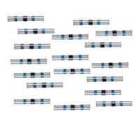 cosses electriques isolees prolongateurs thermoretractables bleus -