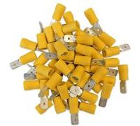 cosses electriques males jaunes 6.3 sachet de 50 cosses - Oc-pro G