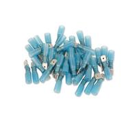 cosses electriques males thermoretractables bleues sachet de 40 -