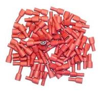 cosses electriques totalement isolees a sertir femelles rouges 6.3 - Oc-pro G