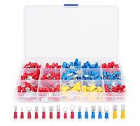 Cosses Et Kits, 280 Pièces, Cosses Electriques pour Voiture, Cosse Electrique Isolée, Connecteurs à Sertir Électriques, 15 Types Avec La Boîte, Pour Électricien