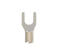 Cosses pour fils de cuivre Connecteur de terminal à fourche Non isolé, terminal nu Furcate UT4-4/5/6 UT10-6, 10 pièces(UT4-5)