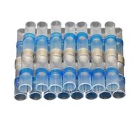 Cosses Thermorétractables Connecteurs de Fils à souder, connecteurs Bout thermorétractables étanches, cosses électriques, épissures isolées(Blue,10PCS)