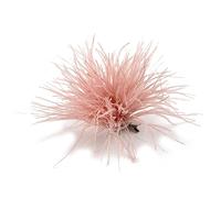 COSSIKA Broches Broche Plume Plumes Corsages Décorations en Tissu Plume d'autruche Matériel Broche Broches Plumes épinglettes pour Femme Homme