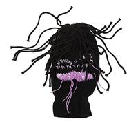 Cossika Cagoule d'Halloween Drôle Masque Effrayant à Capuche Chapeau de Fête Tricoté