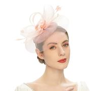 COSSIKA Chapeaux fascinateurs Chapeau Bibi élégant Chapeau pilulier pour Femmes Cocktail Tea Party Chapeaux Bibi français Exquis pour Mariage