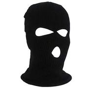 COSSIKA Crâne 3 Trous tricoté Couverture complète Ski Hiver Chaud Cyclisme Couleur Unie Cagoule Masque Chapeau Halloween fête Cosplay