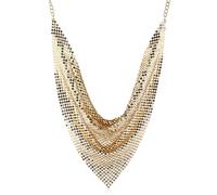 COSSIKA Écharpe à Paillettes pour Femme, Collier Triangulaire à Paillettes pour Bal, fête, église, Voyage d'été, Collier Respirant avec Paillettes, Fournitures de Mariage