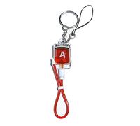COSSIKA Mignon ABO AB Blood Pack Porte-clés Nouveauté Porte-clés Pendentif Porte-clés Sac De Voiture Porte-clés Femmes Hommes Enfants Cadeau d'anniversaire