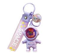 COSSIKA Mode Porte-clés Mode Astronaute de l'espace Porte-clés Coucher de Soleil projecteur lumière Porte-clés Pendentif Femme Couple Sac Ornement Porte-clés Cadeaux