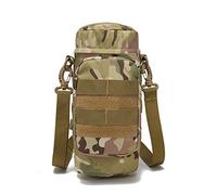 COSSIKA Sac à bouteille d'eau pour l'extérieur, voyage, camping, randonnée, cyclisme, pêche, chasse, bouteille d'eau avec bandoulière et poches pour une bouteille d'eau de sport