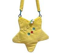 COSSIKA Sac à Main à bandoulière en Forme d'étoile pour Femmes, Sacs à bandoulière en Peluche, Mode décontractée, Sacs à Main de Dessin animé