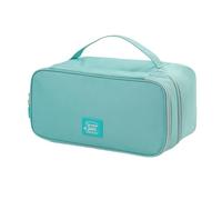 COSSIKA Sacs de Voyage Sacs de Soutien-Gorge Double Couche sous-vêtements Organiser Sac de Rangement Soutien-Gorge Portable Accessoires de Lingerie Pack Cube Trousse de Toilette étanche