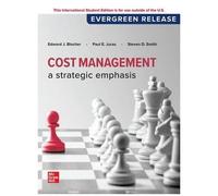 Cost Management: A Strategic Emphasis: 2024 Release Ise