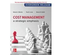 Cost Management: A Strategic Emphasis: 2024 Release ISE