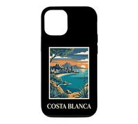 Costa Blanca Espagne Europe Côte Méditerranéenne Rétro Coque pour iPhone 12/12 Pro