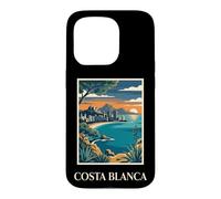 Costa Blanca Espagne Europe Côte Méditerranéenne Rétro Coque pour iPhone 15 Pro