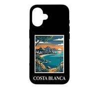 Costa Blanca Espagne Europe Côte Méditerranéenne Rétro Coque pour iPhone 16