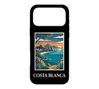Costa Blanca Espagne Europe Côte Méditerranéenne Rétro Coque pour iPhone 17 Pro Max