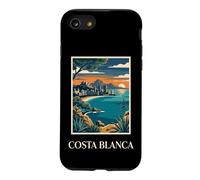 Costa Blanca Espagne Europe Côte Méditerranéenne Rétro Coque pour iPhone SE (2020) / 7/8