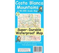 Costa Blanca Mountains Tour and Trail Map
