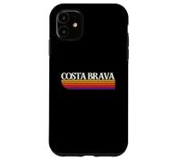 Costa Brava Espagne Retro - Costa Brava Cataluña España Coque pour iPhone 11