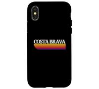 Costa Brava Espagne Retro - Costa Brava Cataluña España Coque pour iPhone X/XS