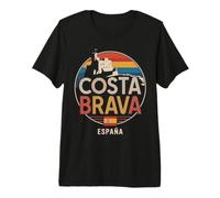 Costa Brava España City Travel Espagne T-Shirt Haut de Gamme