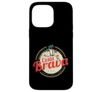Costa Brava Vintage Catalogne Espagne Souvenir Vacances Coque pour iPhone 14 Pro Max
