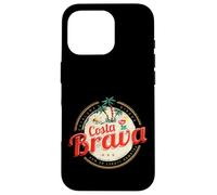 Costa Brava Vintage Catalogne Espagne Souvenir Vacances Coque pour iPhone 16 Pro