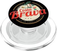 Costa Brava Vintage Catalogne Espagne Souvenir Vacances PopSockets PopGrip pour MagSafe