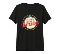 Costa Brava Vintage Catalogne Espagne Souvenir Vacances T-Shirt Haut de Gamme