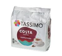 Costa | Cappuccino - 6 capsules de café + 6 capsules de lait pour Tassimo
