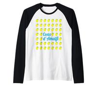 Costa d'Amalfi et Citron Italie Vintage Amalfi Coast Souveni Manche Raglan
