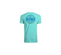 Costa Del Mar Prado Tee T-Shirt, Bleu Caraïbe, XL Homme