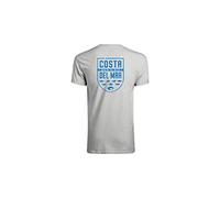 Costa Del Mar T-Shirt à Manches Courtes pour Homme, Gris chiné, XX-Large