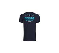 Costa Del Mar Topwater T-Shirt à Manches Courtes pour Homme, Bleu Marine, Taille XL