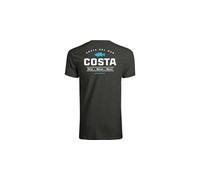 Costa Del Mar Topwater T-Shirt, Gris foncé, L Homme